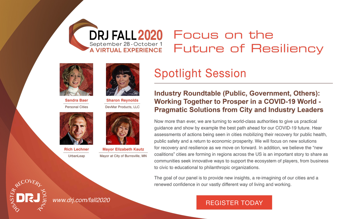 Disaster Recovery Journal Industry Roundtable—Pragmatic Solutions from City and Industry Leaders